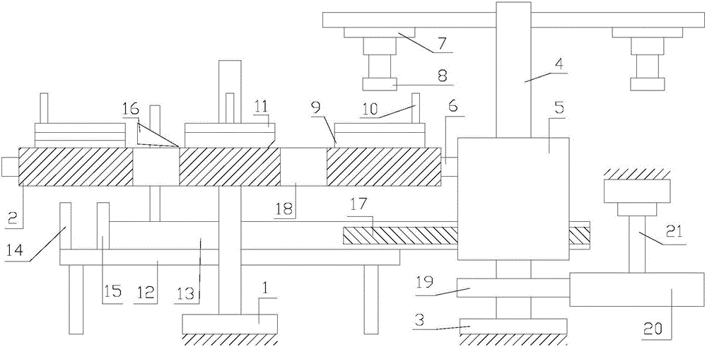 System capable of stamping work-pieces continuously