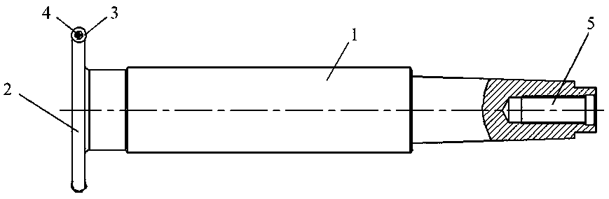 Turning device used for barrel type part inner hole multi-end spiral groove