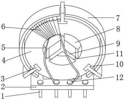 Low Magnetic Loss Alloy Magnetic Ring