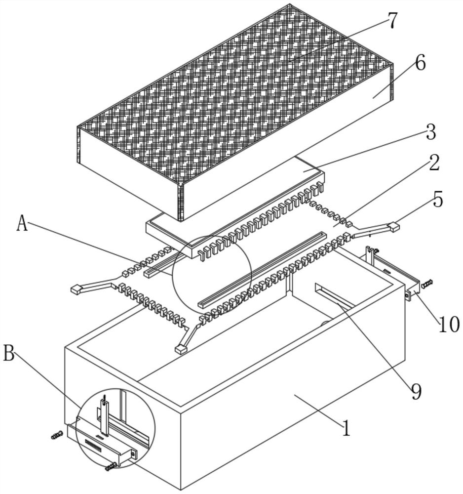 Device for testing high and low temperature resistance of integrated circuit