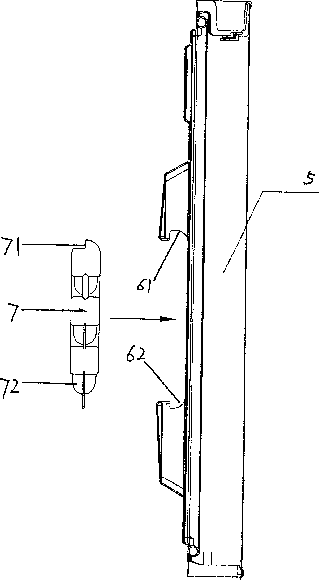 An energy-saving refrigerator structure