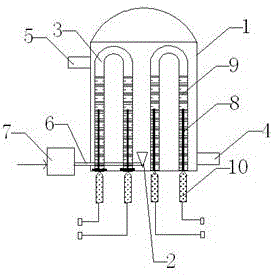 Silicon tetrachloride energy-saving vaporizer