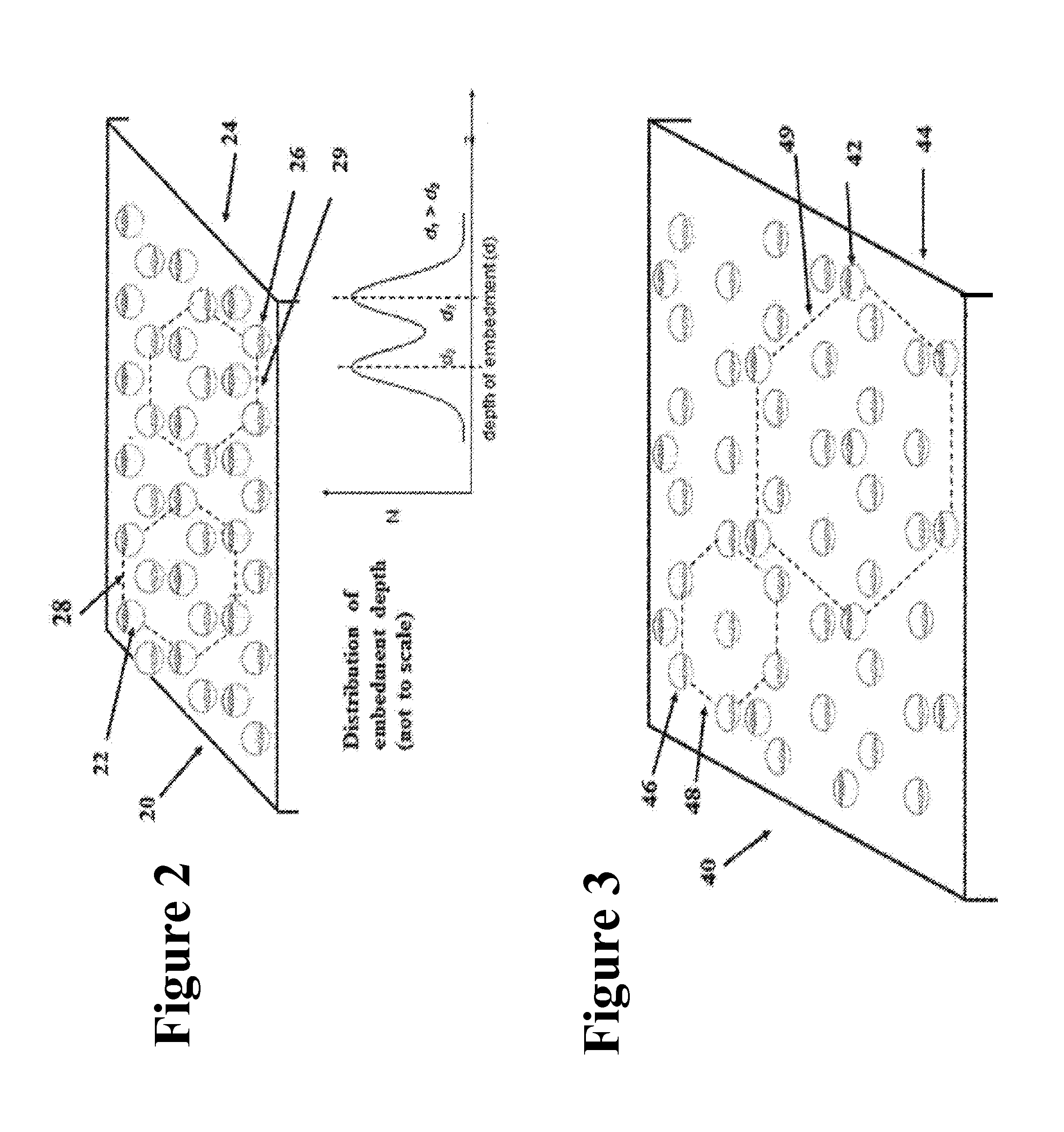 FIXED ARRAY ACFs WITH MULTI-TIER PARTIALLY EMBEDDED PARTICLE MORPHOLOGY AND THEIR MANUFACTURING PROCESSES