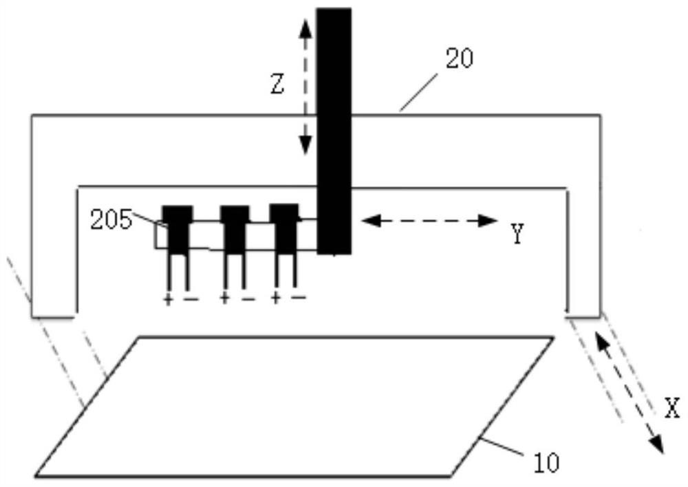 Display panel detection device