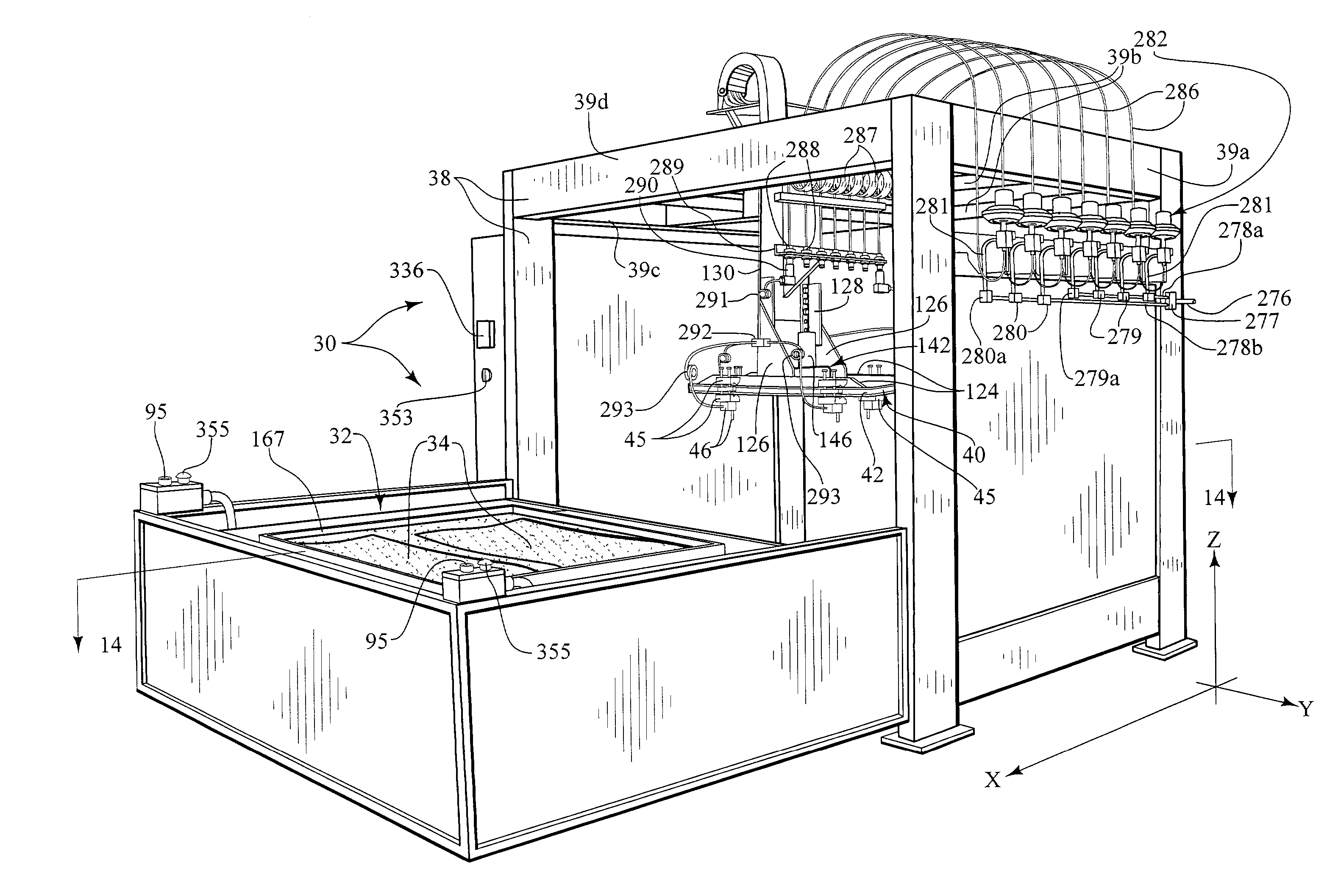 Water jet cutting machine