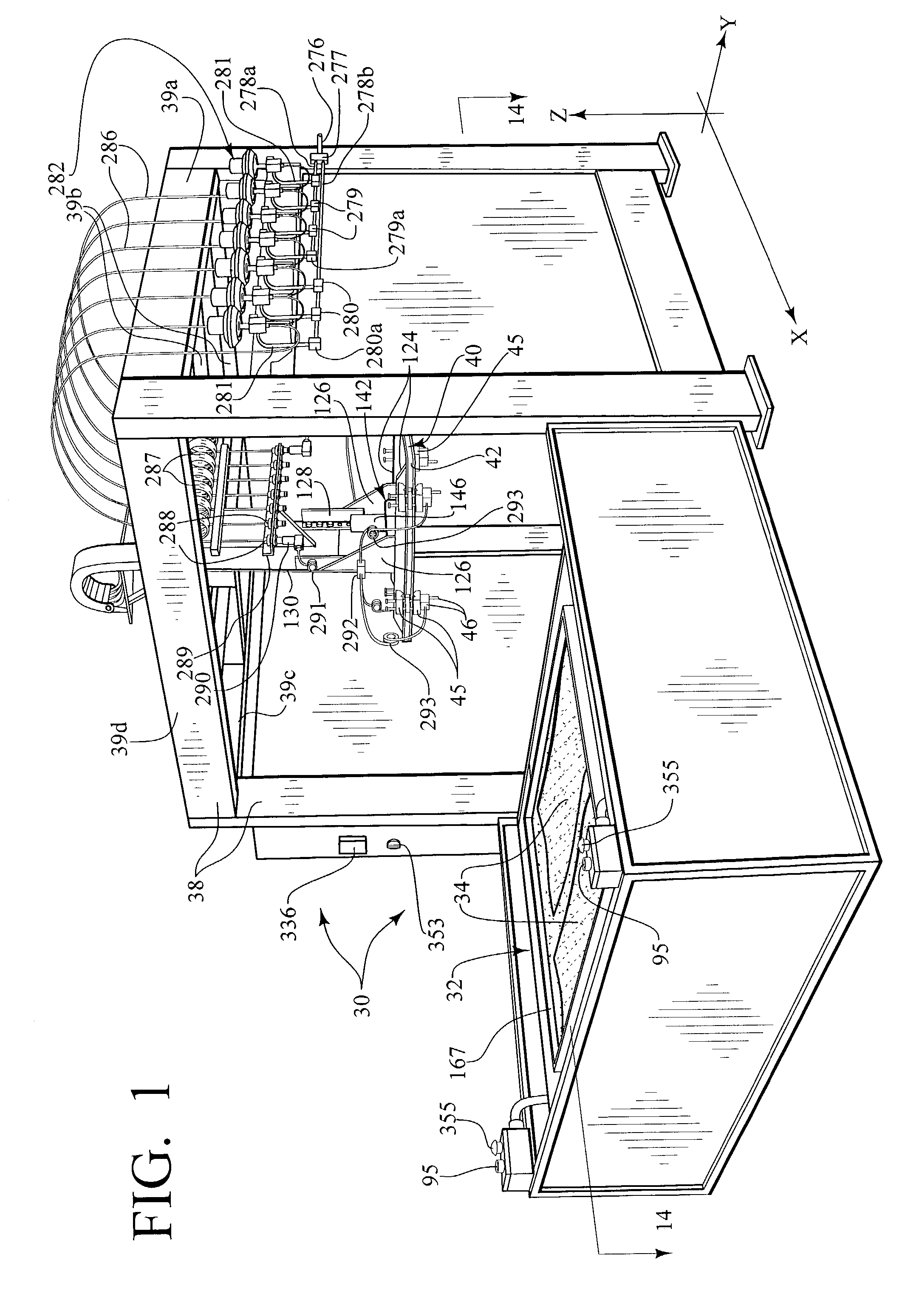 Water jet cutting machine