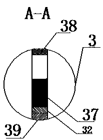 Arc plate zoom adjustable shrinkage cavity used for coal-fired power plant primary air pipe and work method thereof