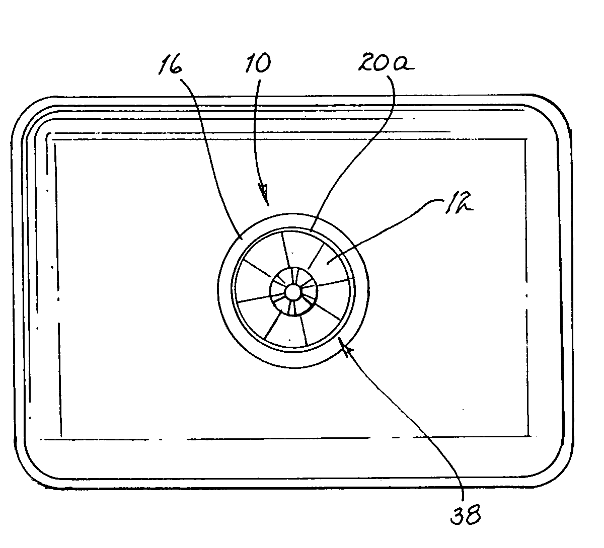 Device for deodorizing a sink drain and method therefor