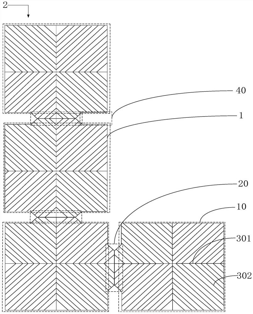 Sub-pixel structure and display panel