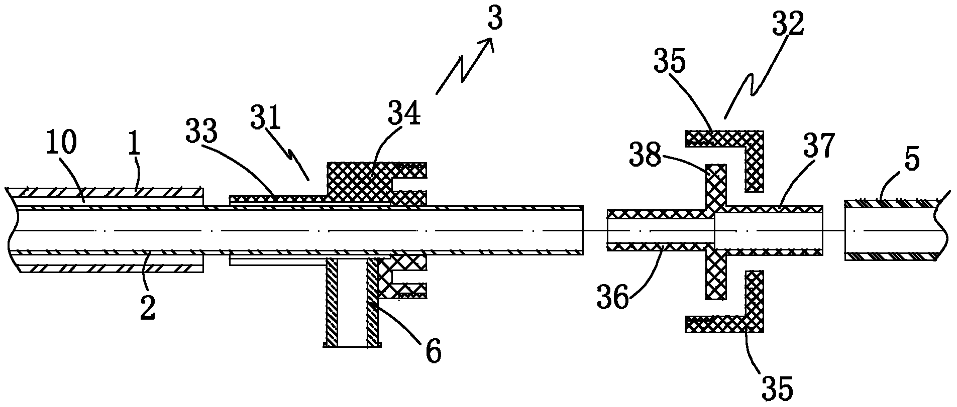 Double-sleeve type drainage pipe easy to replace