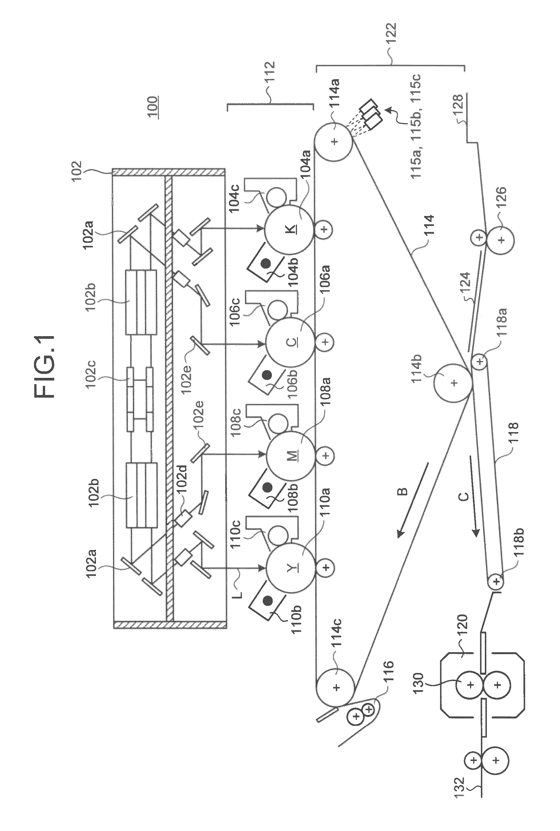 Image forming apparatus and method of color misregistration correction