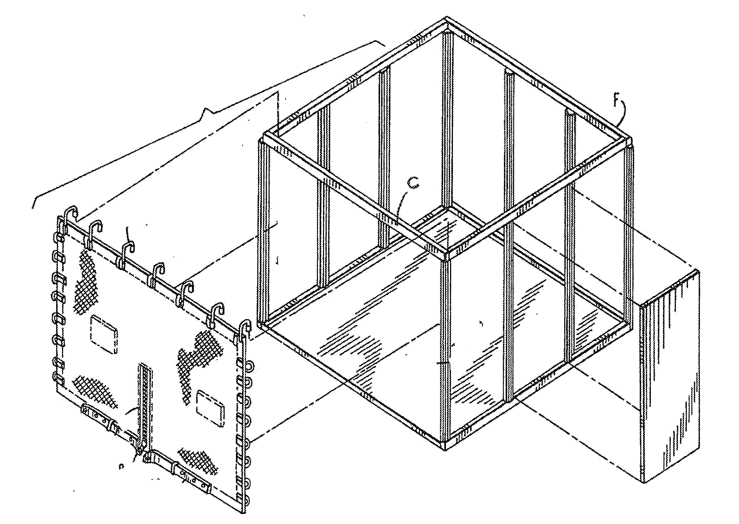 Securable cover apparatus for trade show booths