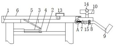 Auxiliary transvaginal delivery device convenient for delivery room in obstetrical department