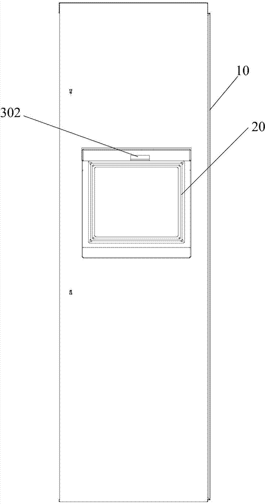 Refrigerator bar counter opening and closing structure and refrigerator bar counter