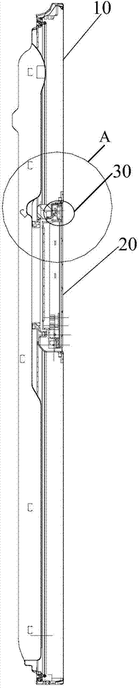 Refrigerator bar counter opening and closing structure and refrigerator bar counter