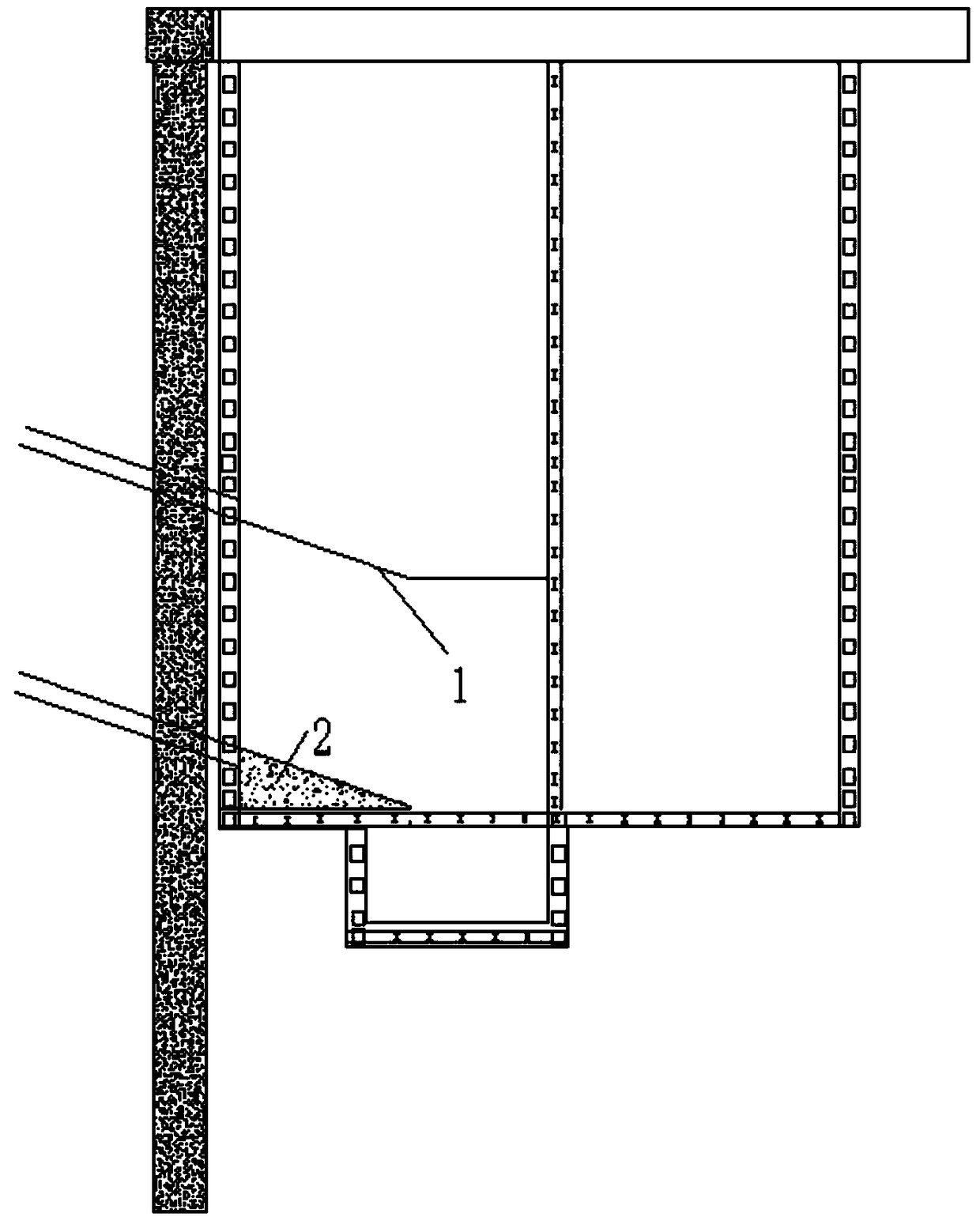 City combination pipeline corridor branch construction method in limited space environment