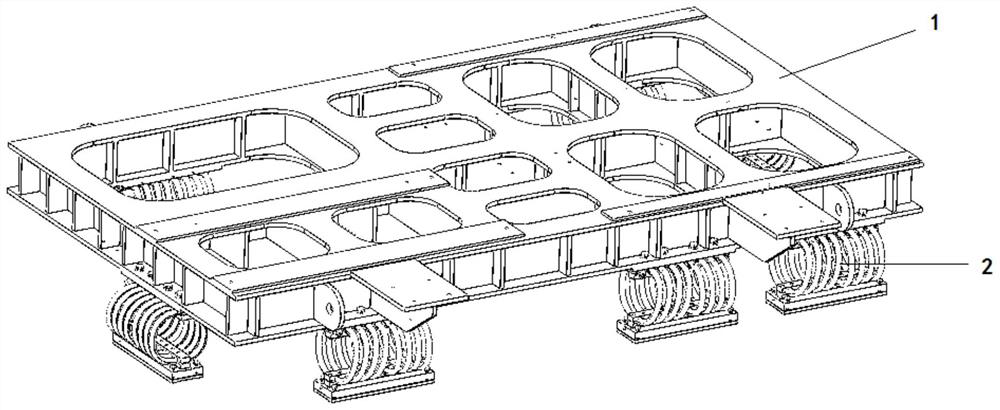 Fan base, fan overall equipment and fan vibration control method