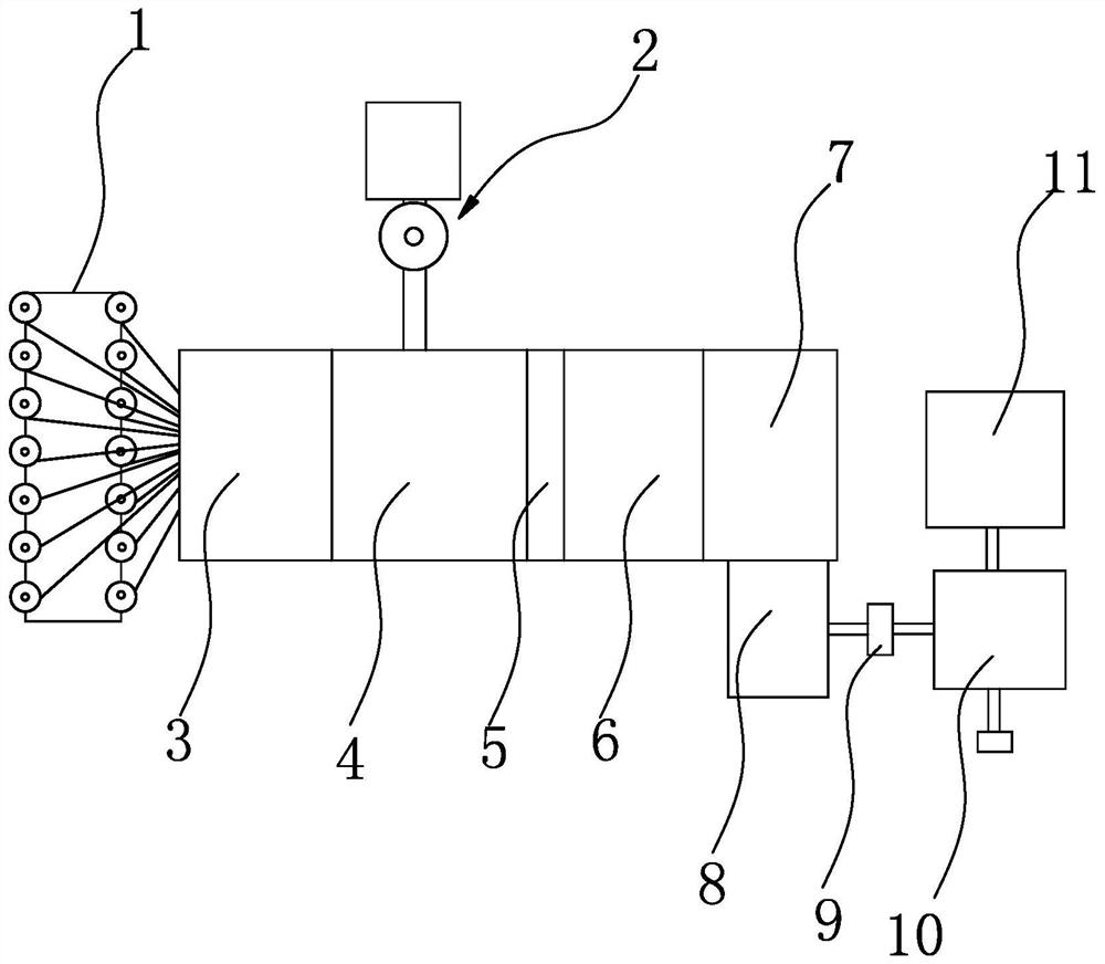 Online forming method of long fiber reinforced thermoplastic resin product