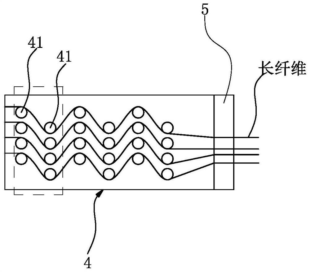 Online forming method of long fiber reinforced thermoplastic resin product