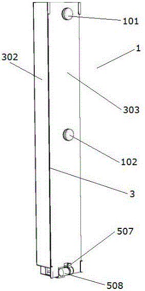 Vertical stored article distributing unit group and medicine dispensing machine