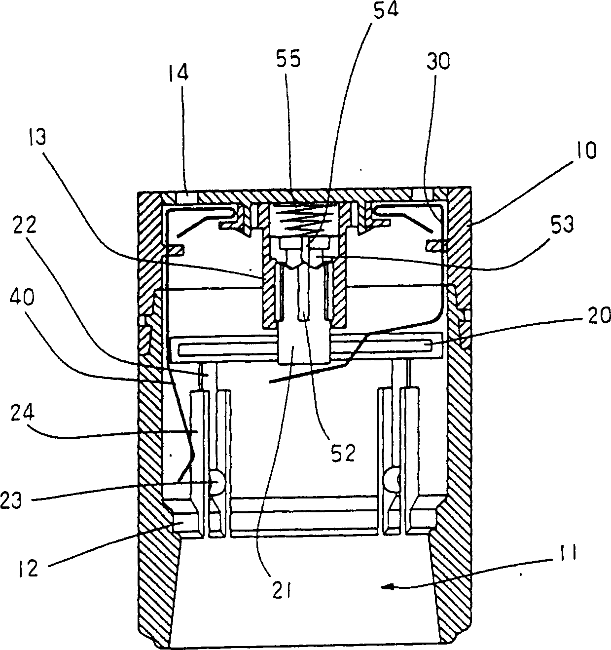 Pressing lamp socket