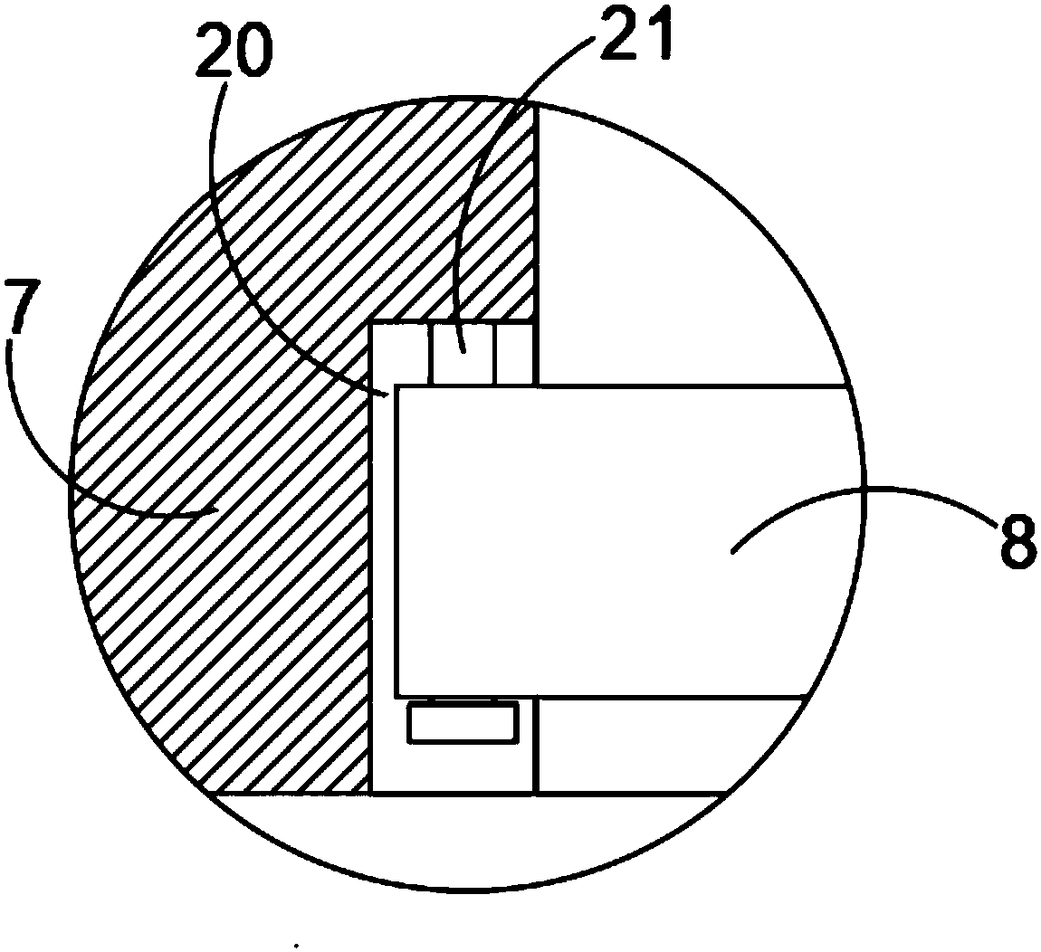 Filtering mechanism for lubricating oil of automatic machine tool