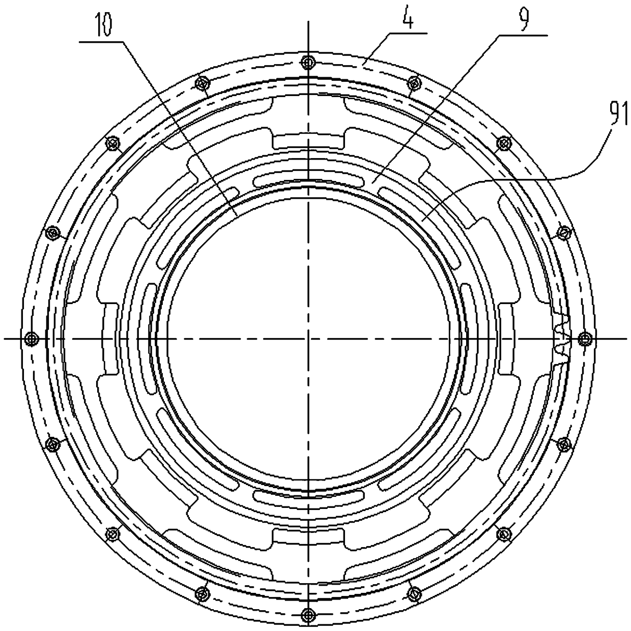 A double-layer drill pipe with internal teeth and external gear coupling