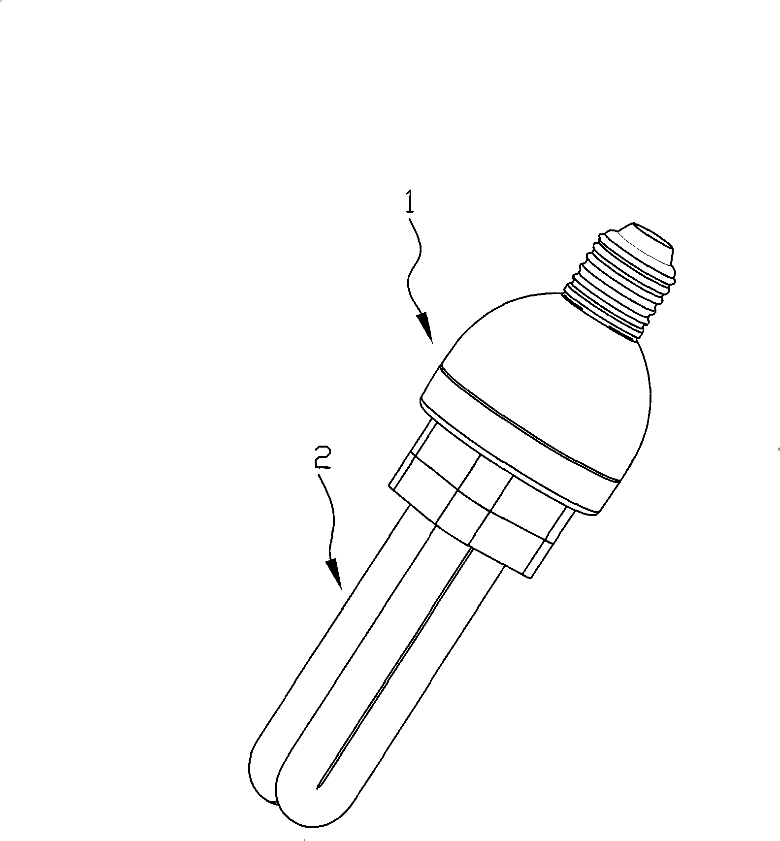 Remote control light modulating energy-saving lamp