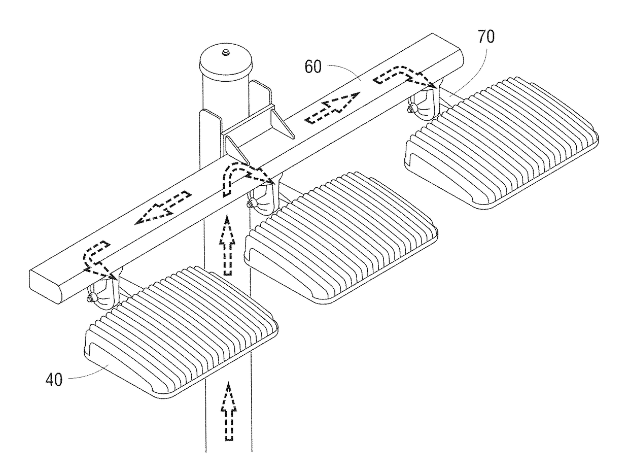 Apparatus, method, and system for lighting fixture cooling