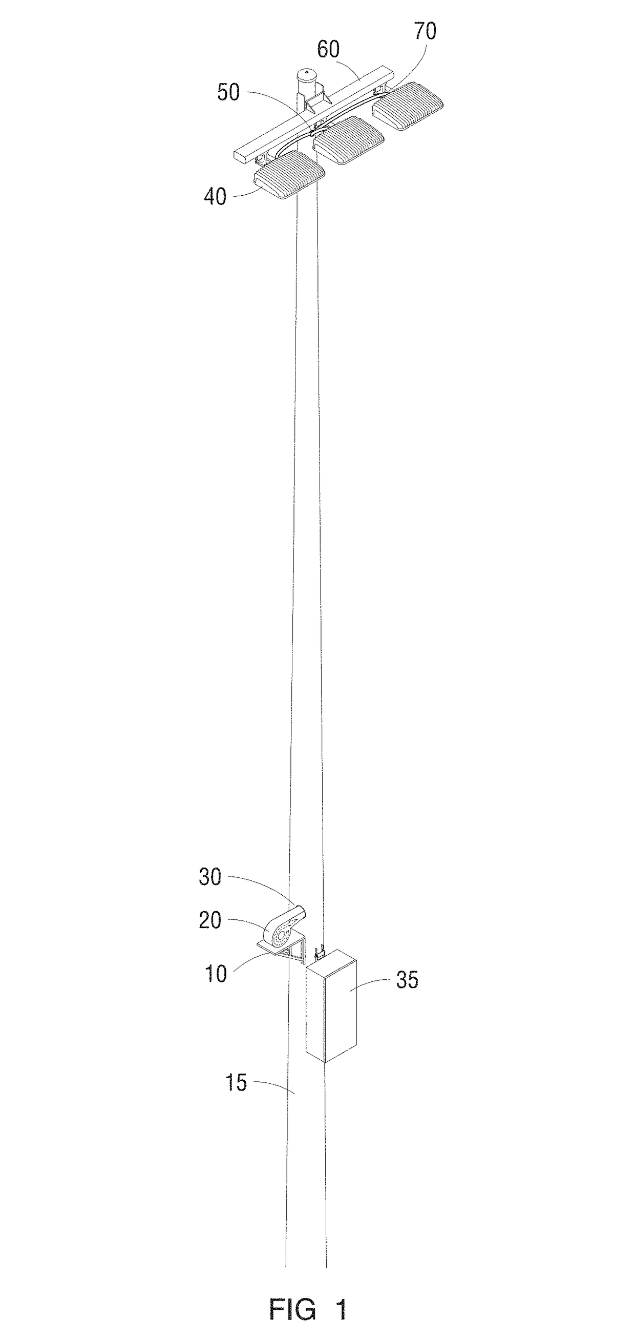 Apparatus, method, and system for lighting fixture cooling