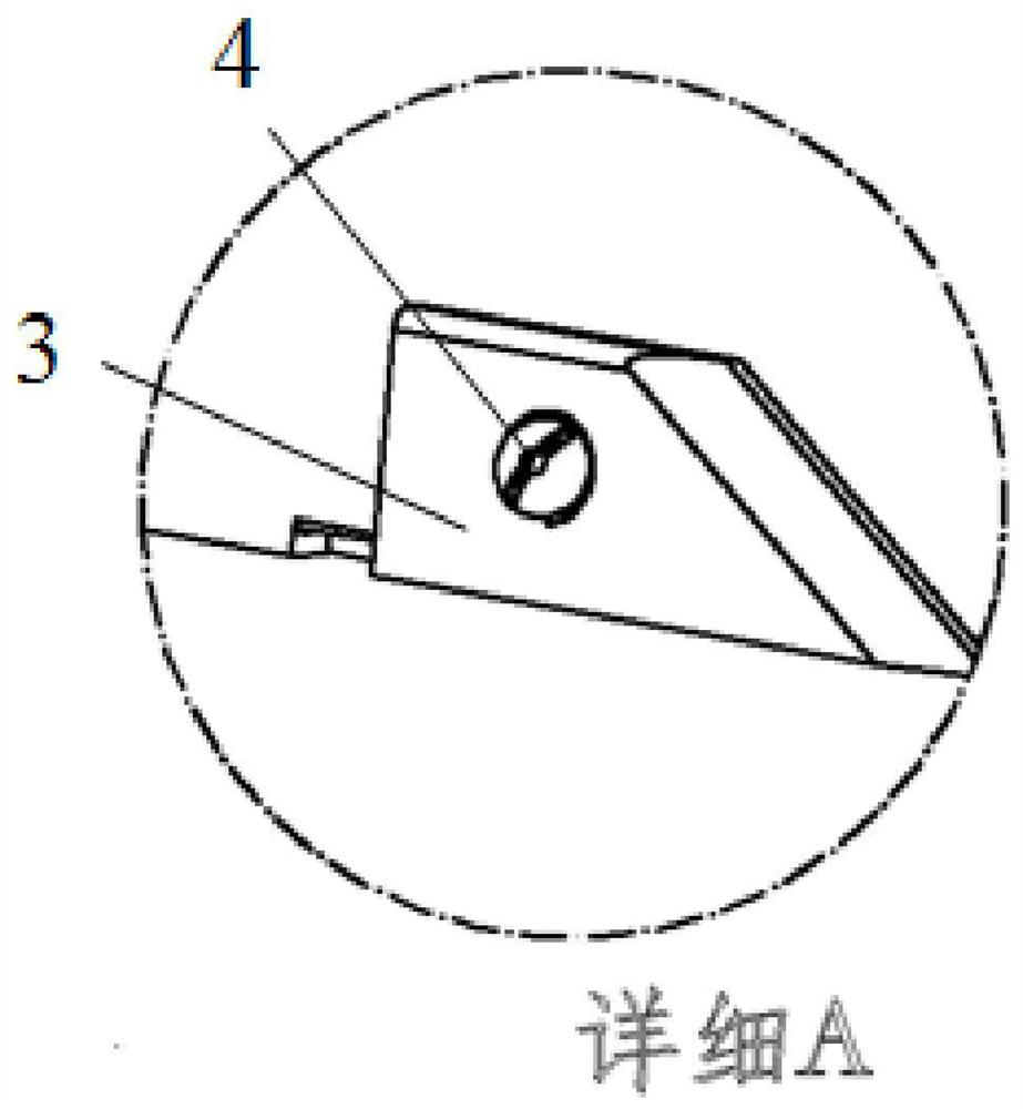 A wing quick release structure