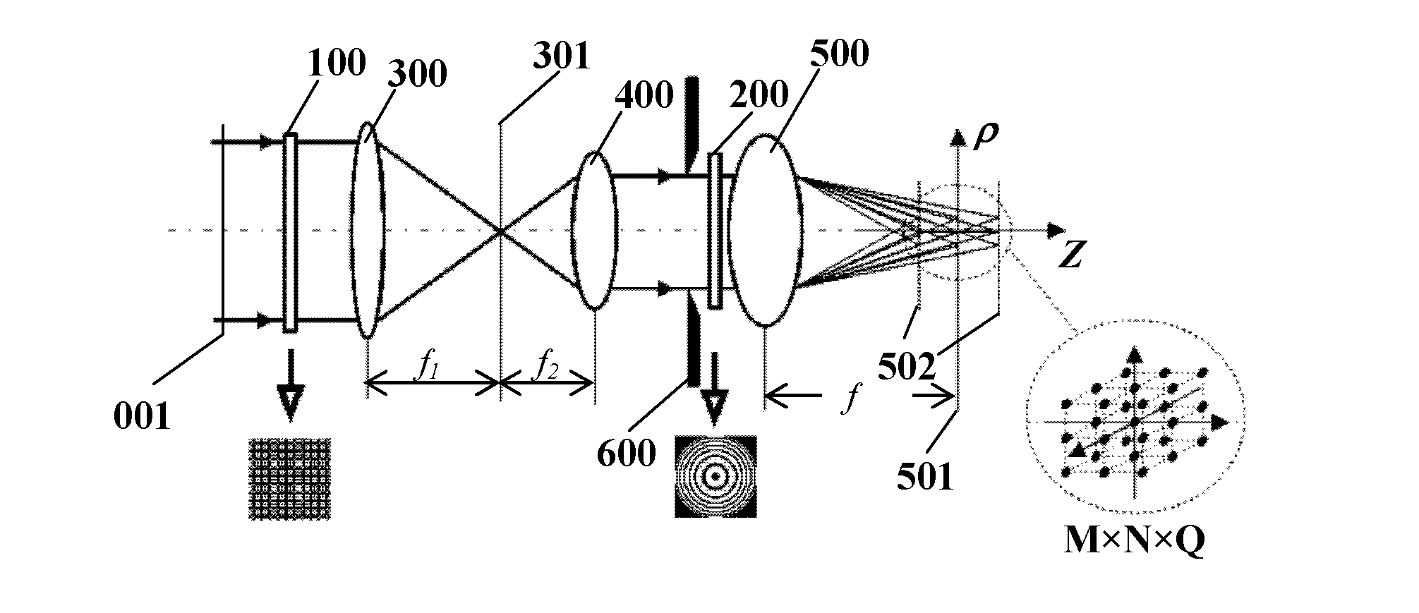 Three-dimensional dammann array generator