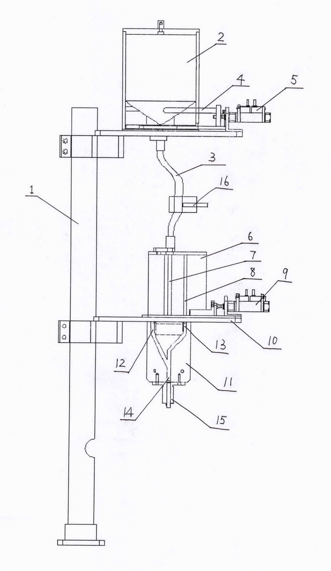 Structure for dropping steel balls