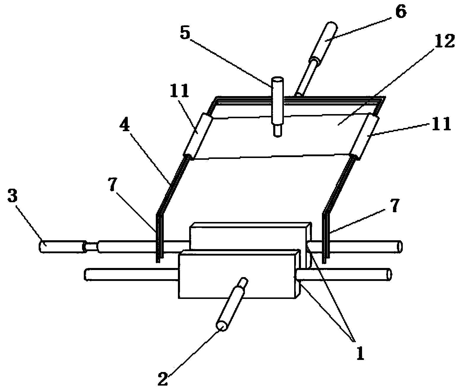 Rubbing type bag mouth opening device for automatic packing of packed food