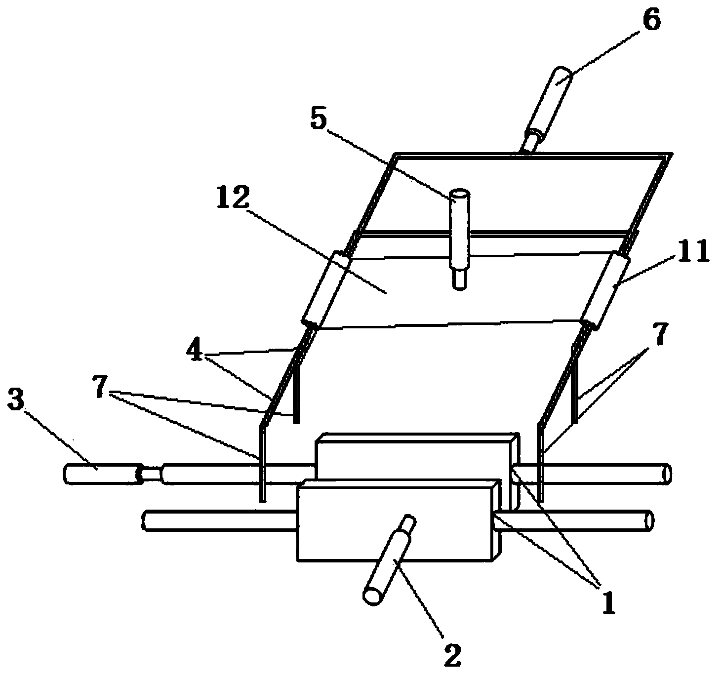 Rubbing type bag mouth opening device for automatic packing of packed food