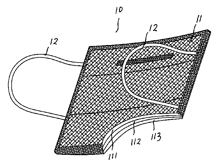 Mouth mask with natural antibacterial action