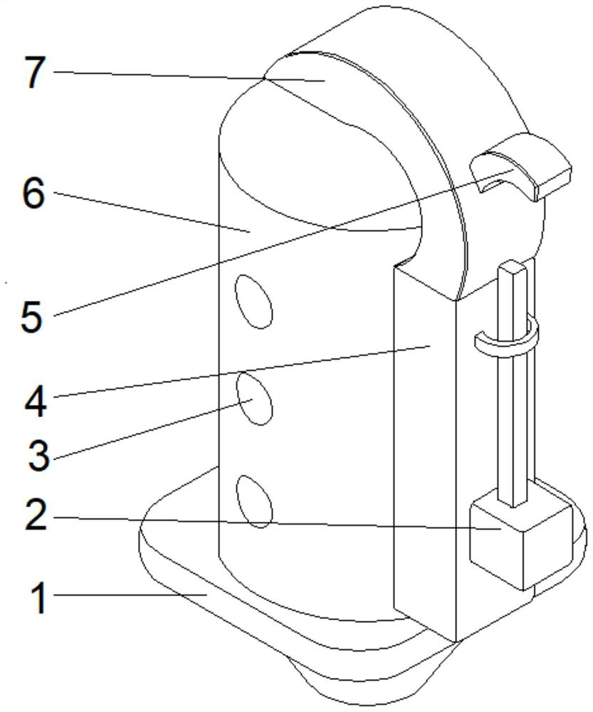 Road iron nail cleaning device