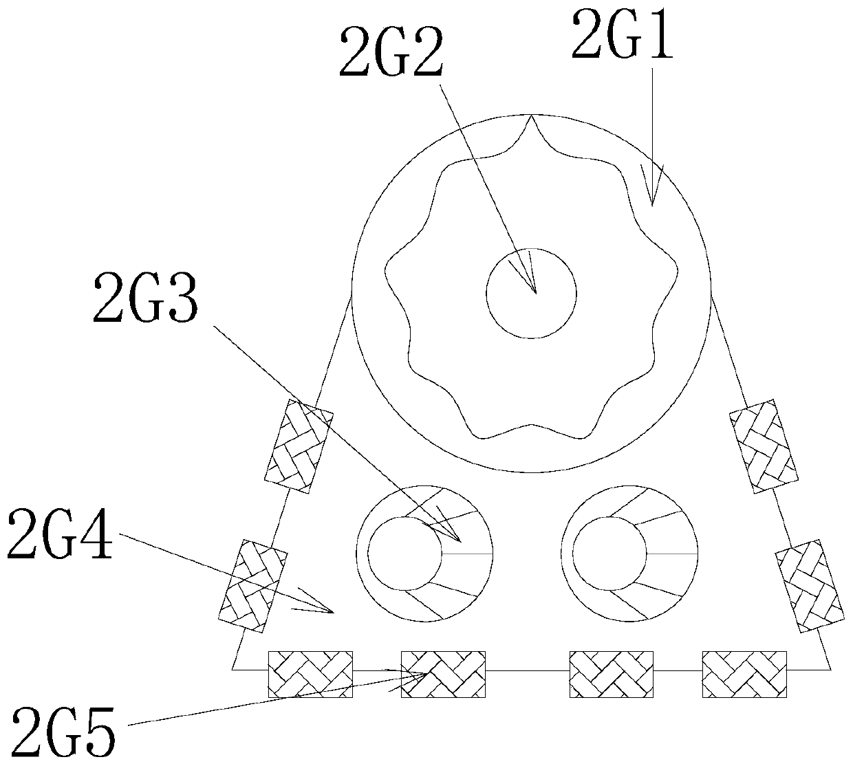 Automatic spraying assembly line based on metal covering protective layer and capable of transversely moving and rotatably swinging