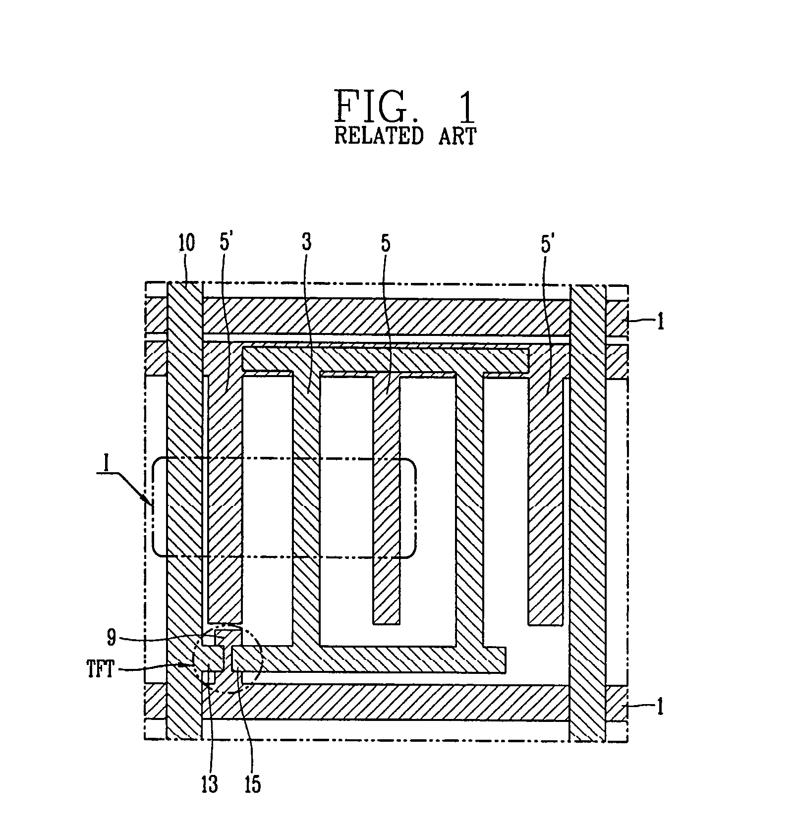 In-plane switching mode liquid crystal display device having auxiliary pixel electrodes