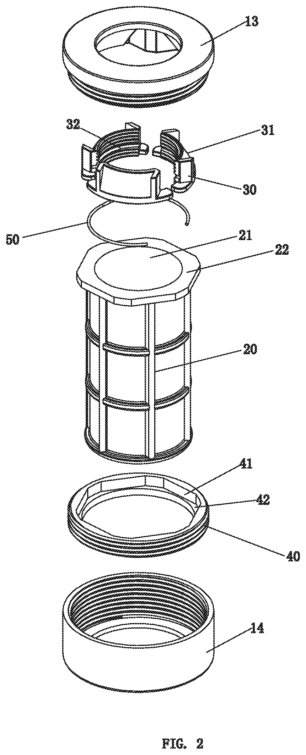 Mounting and dismounting nut structure