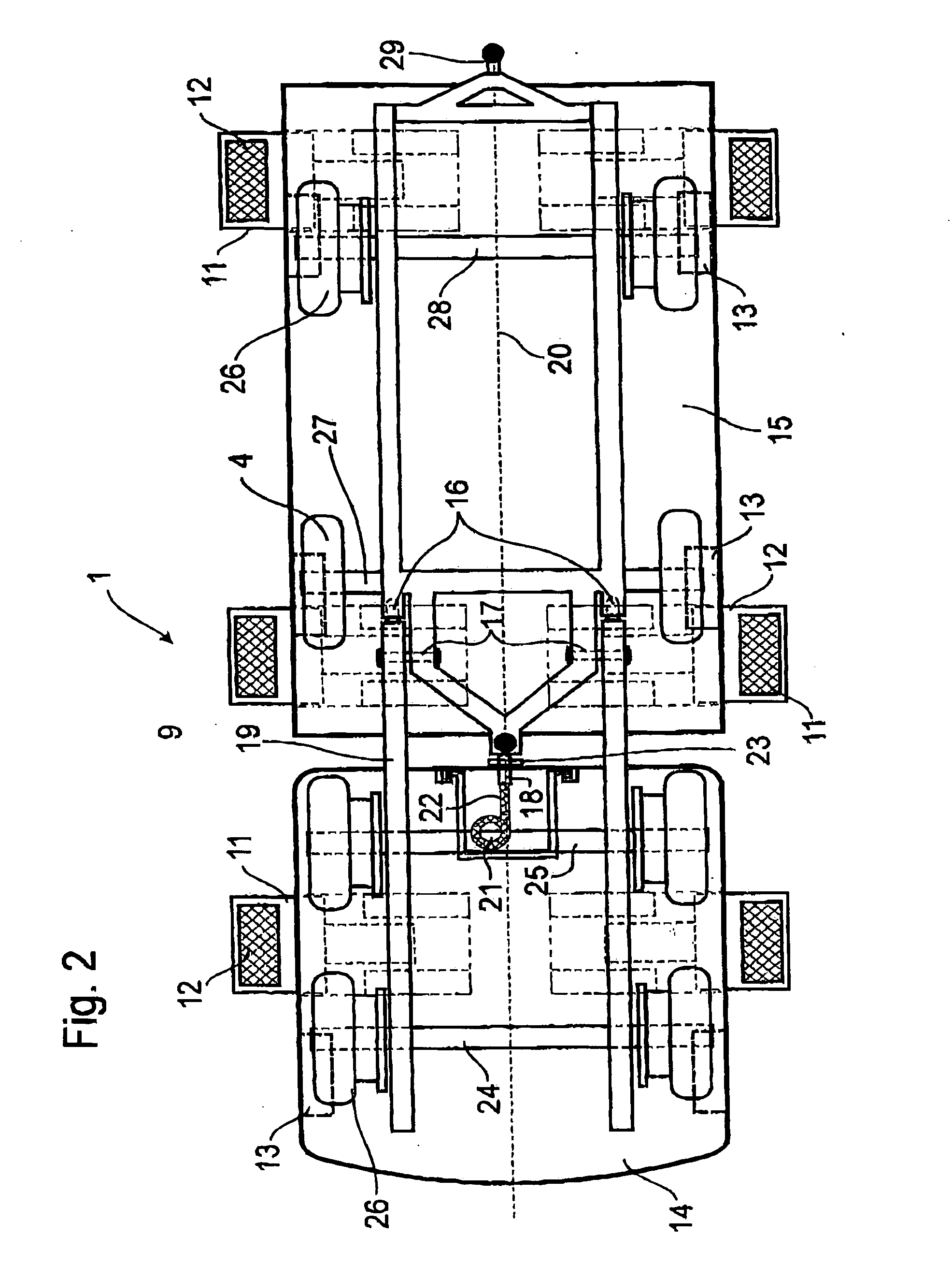 Multipurpose vehicle for various types of travel ways