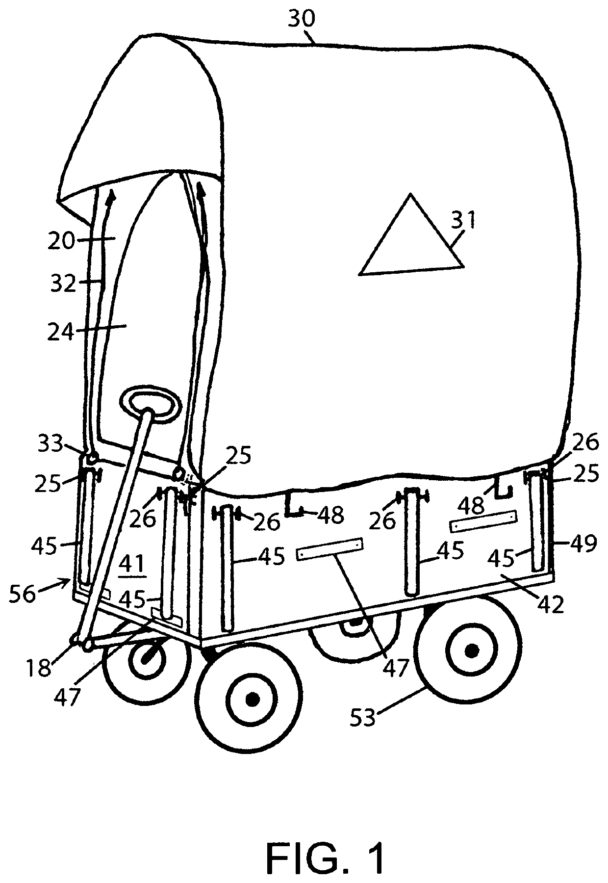 Convertible Covered Wagon