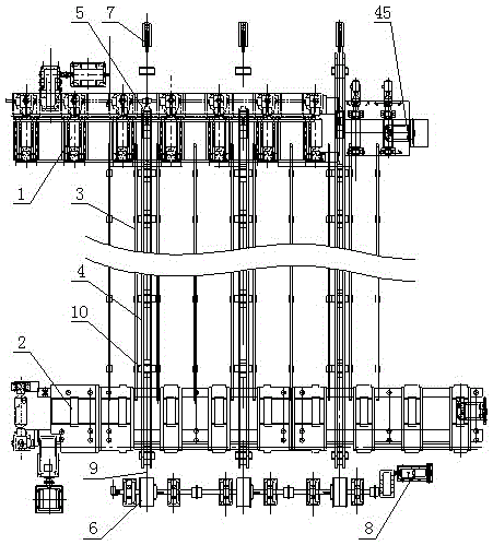 A trolley for drawing steel and its section steel inspection platform