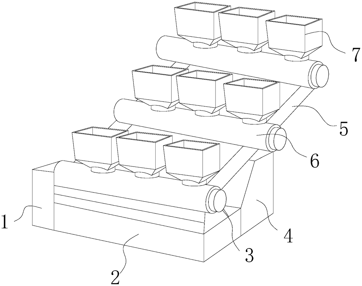 Flower and vegetable three-dimensional hydroponic device suitable for families