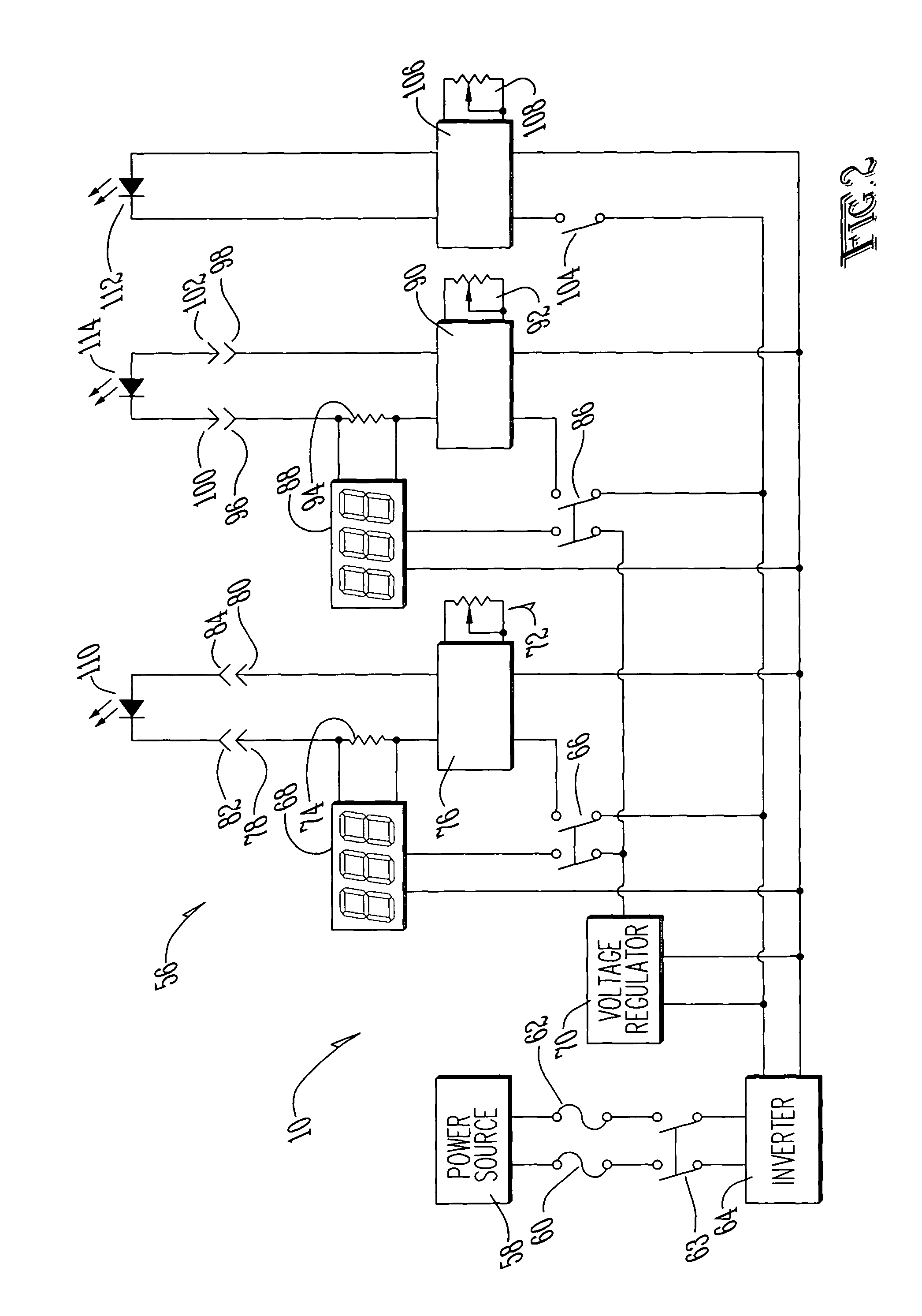 Light reflex testing device