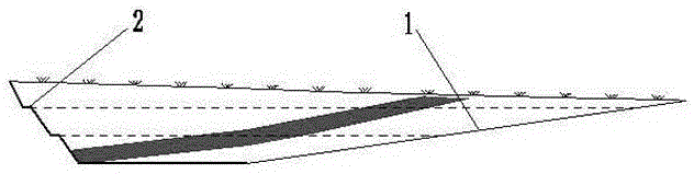 Method for developing open pit without main access