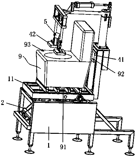 A pipe glazing machine