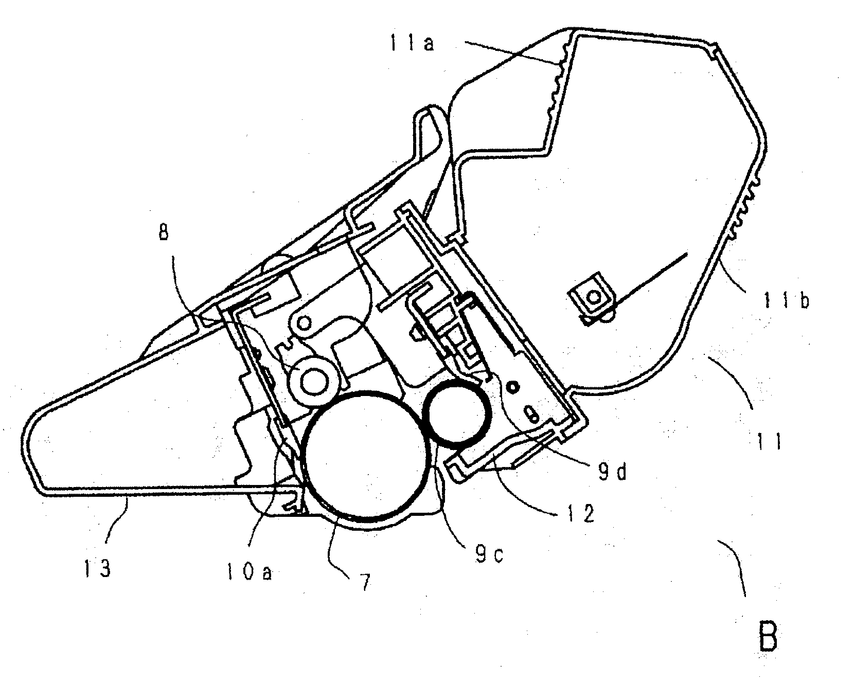 Cartridge and a process for manufacturing a cartridge