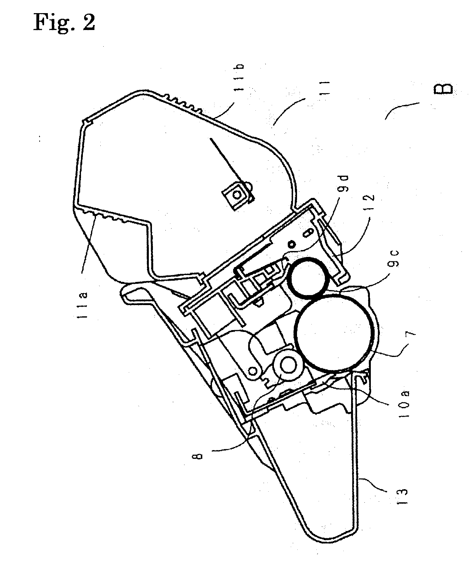 Cartridge and a process for manufacturing a cartridge