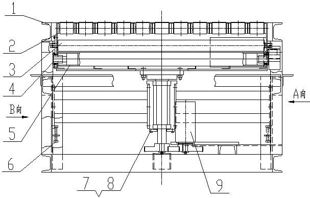 High-efficiency logistics flexible sorting device